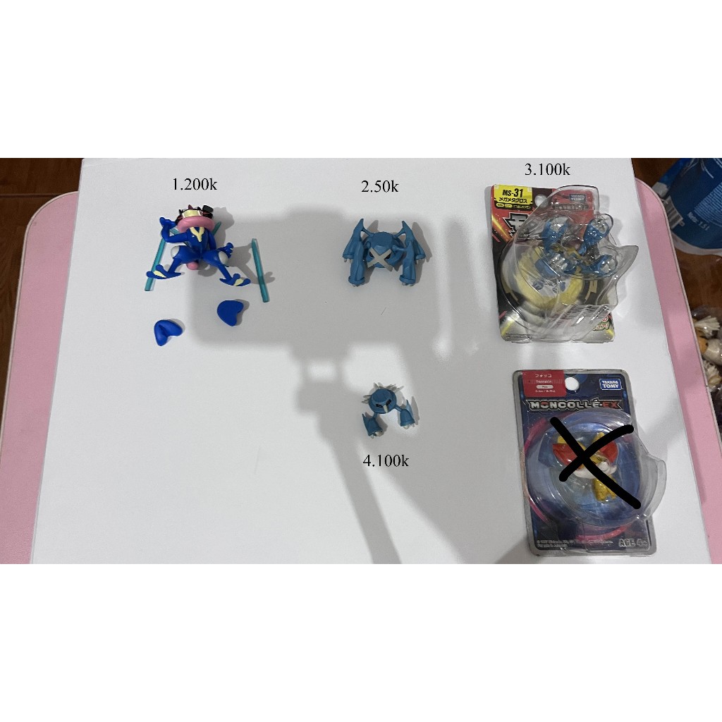 MONCOLLE GRENINJA ASH POKEMON MEGA METAGROSS METANG