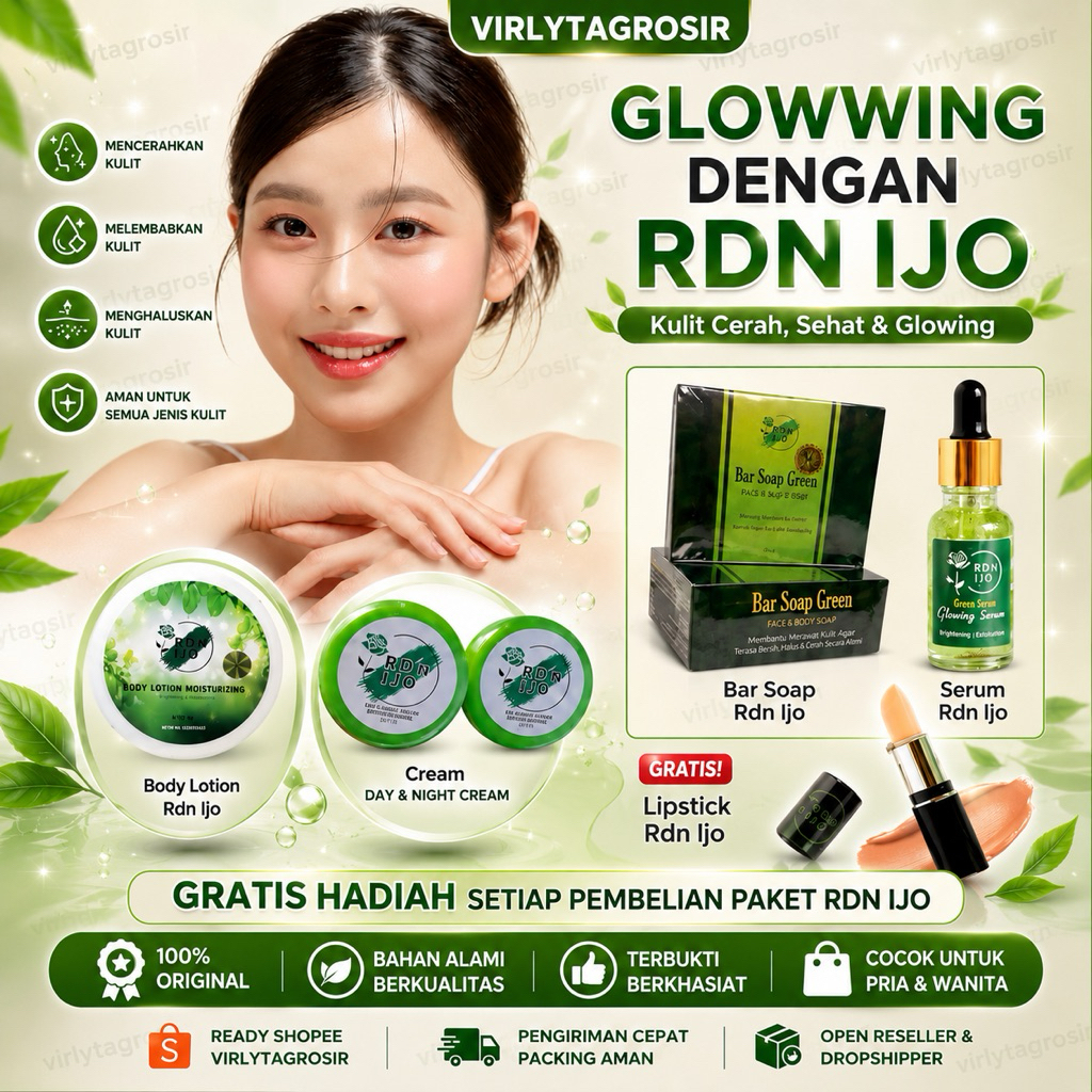 SERUM RDN IJO / CREAM RDN IJO / BAR SOAP RDN IJO / LIPSTICK RDN IJO