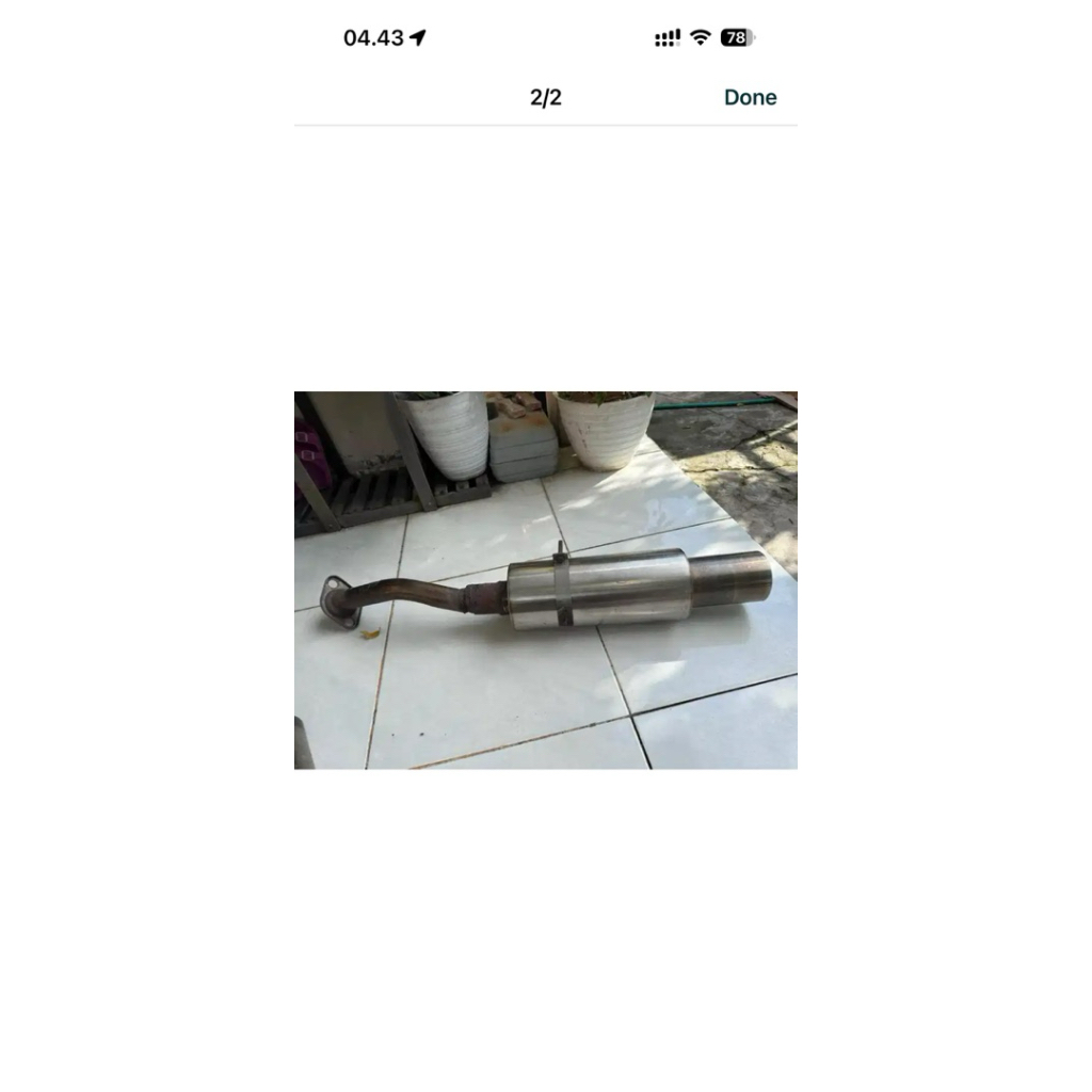 muffler knalpot bolt on brio pnp yy exhaust