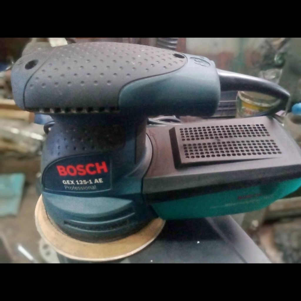 mesin amplas orbital sander bosch gex 125-1 ae bekas