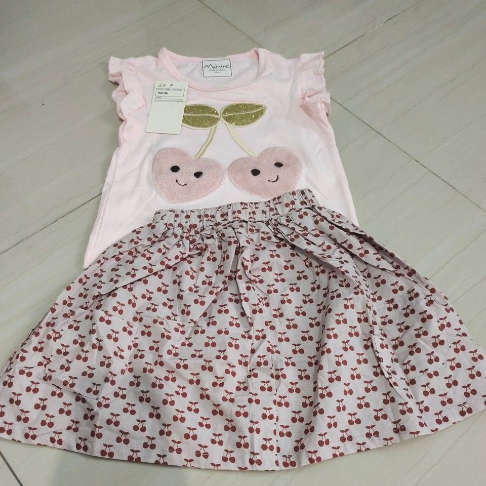 Set rok malwee anak perempuan / setelan baju rok anak perempuan