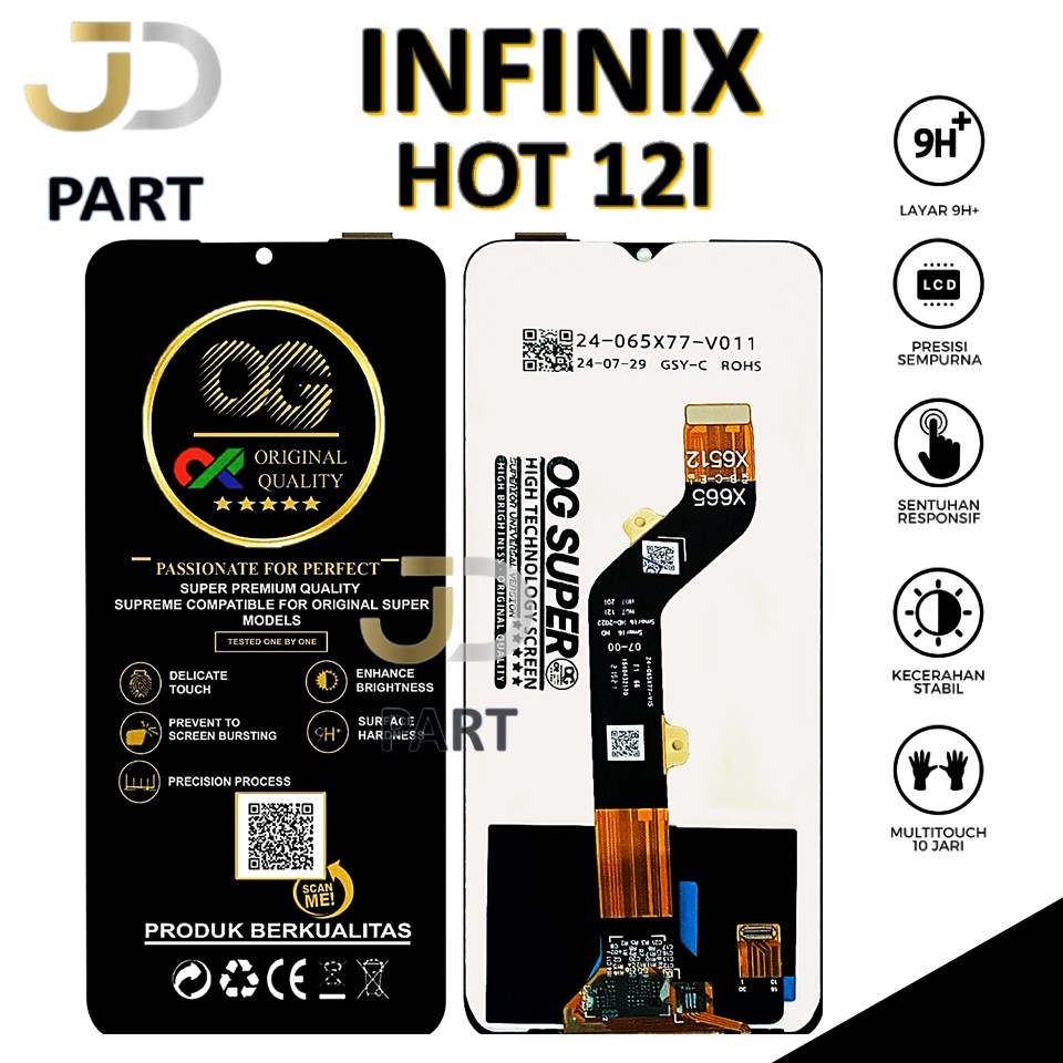 LCD TOUCHSCREEN INFINIX HOT 12I  ORIGINAL