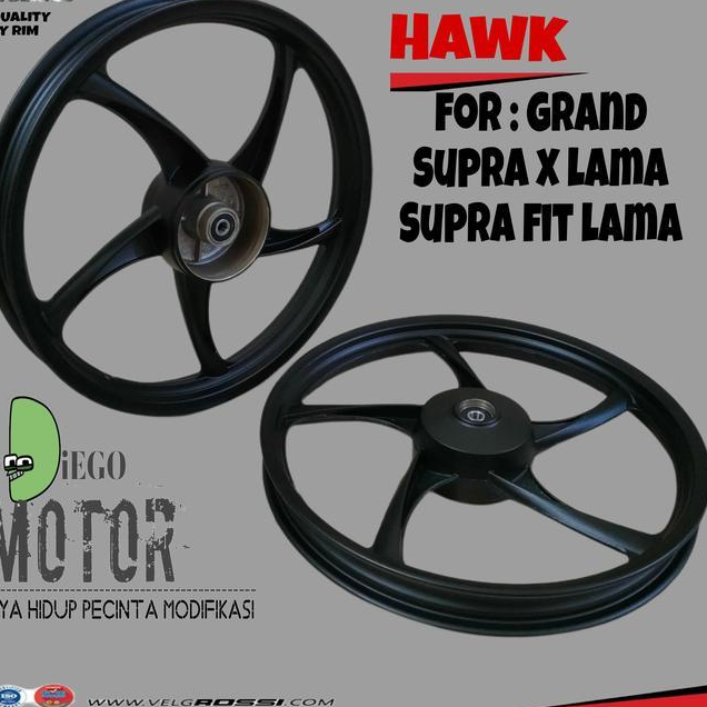 Promo Velg Racing V Rossi Honda Grand - Supra - Supra Fit Lama Tromol