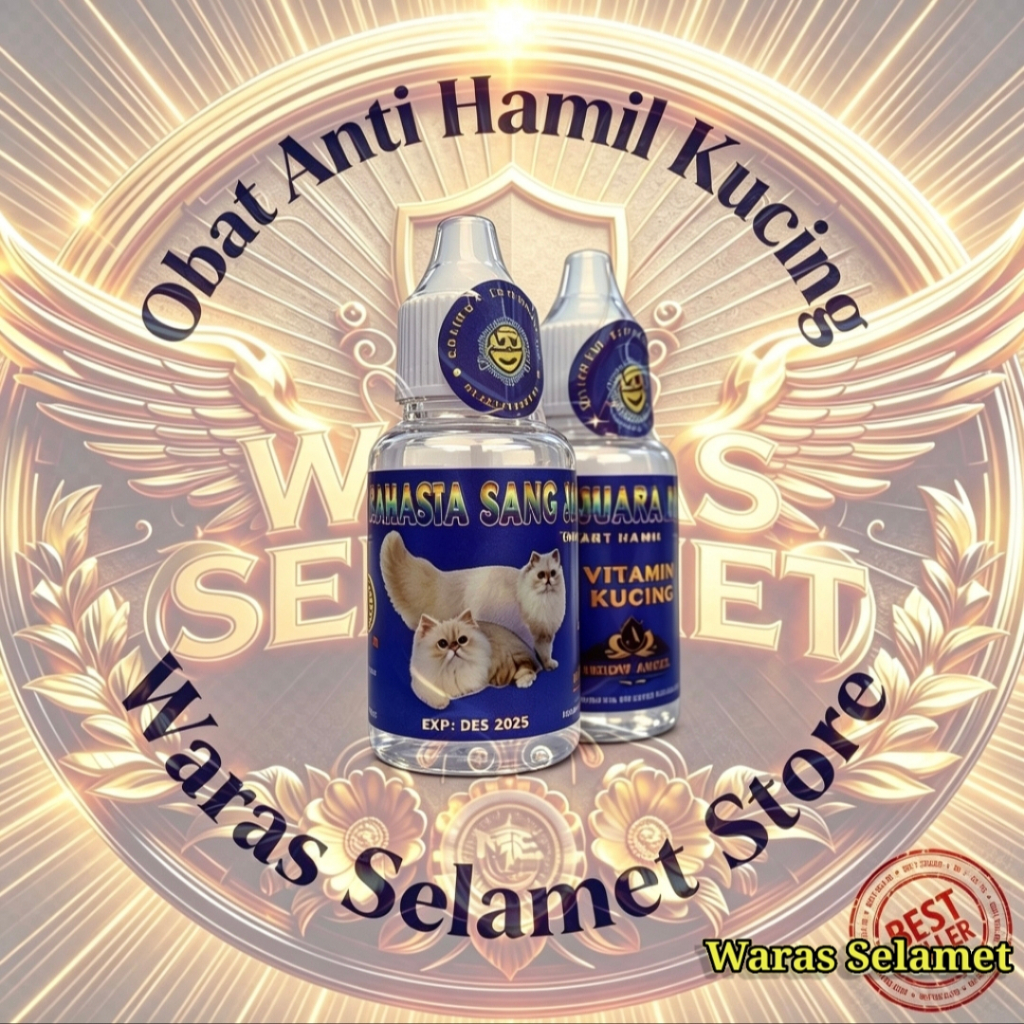 Vitamin Anti Hamil Kucing 30ml Mencegah Kehamilan