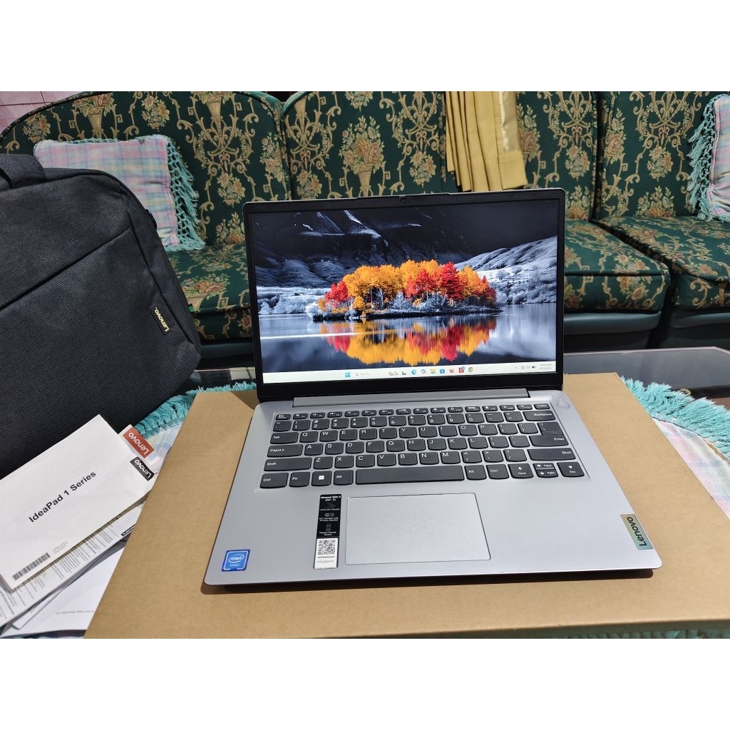 laptop lenovo ideapad slim 1 14igl7 intel n4020 8/256