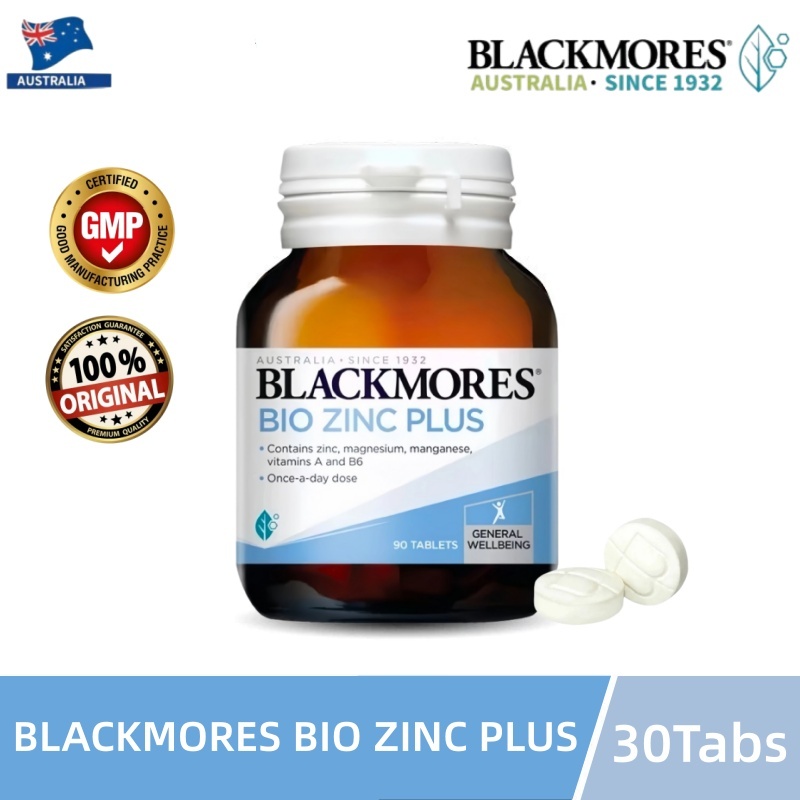 Blackmores Bio Zinc Plus 90 Tablet Suplemen Zinc untuk Kesehatan Reproduksi Vitamin A B6 Magnesium