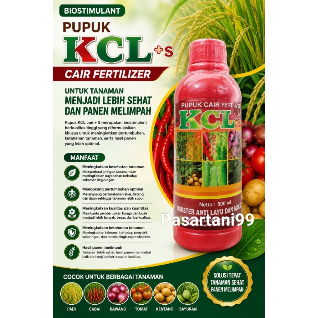 Pupuk KCL Cair 500 ml