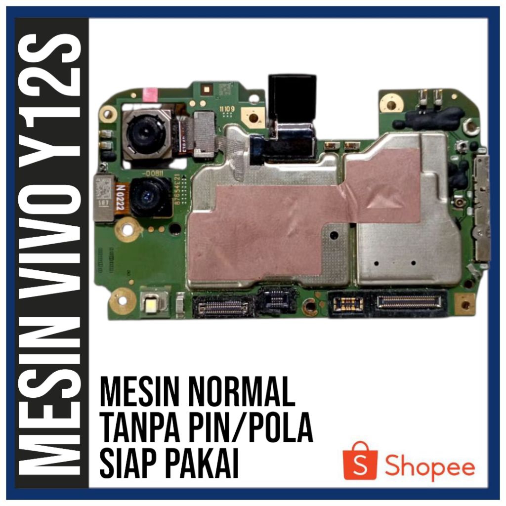 MESIN VIVO Y12i KONDISI HIDUP NORMAL