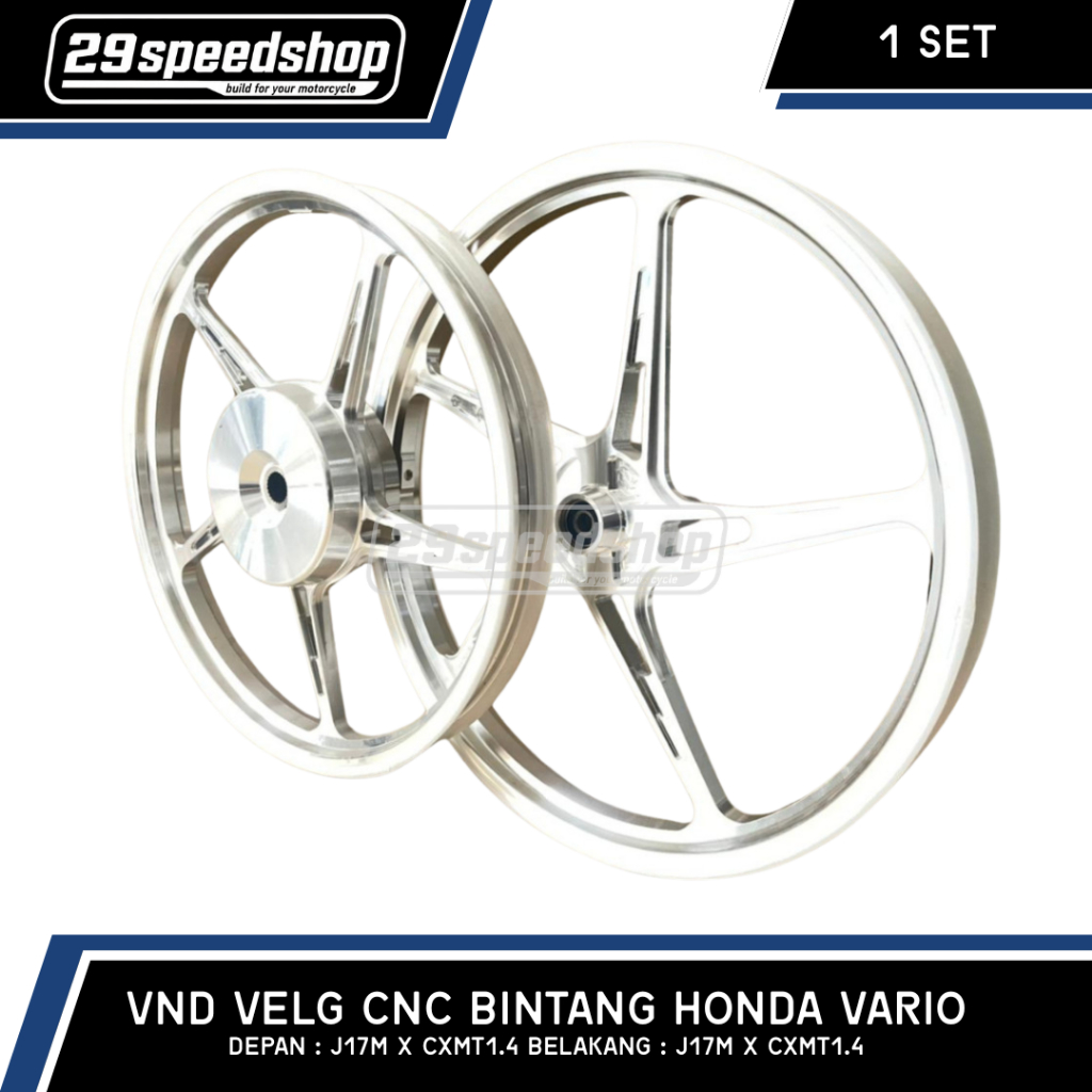 VND VELG CNC BINTANG HONDA VARIO RING 17