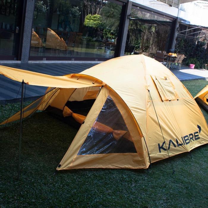 Kalibre Tent 05 Yellow 950062 770 Original Tenda 5 Orang Hiking Camping Berkemah Outdoor