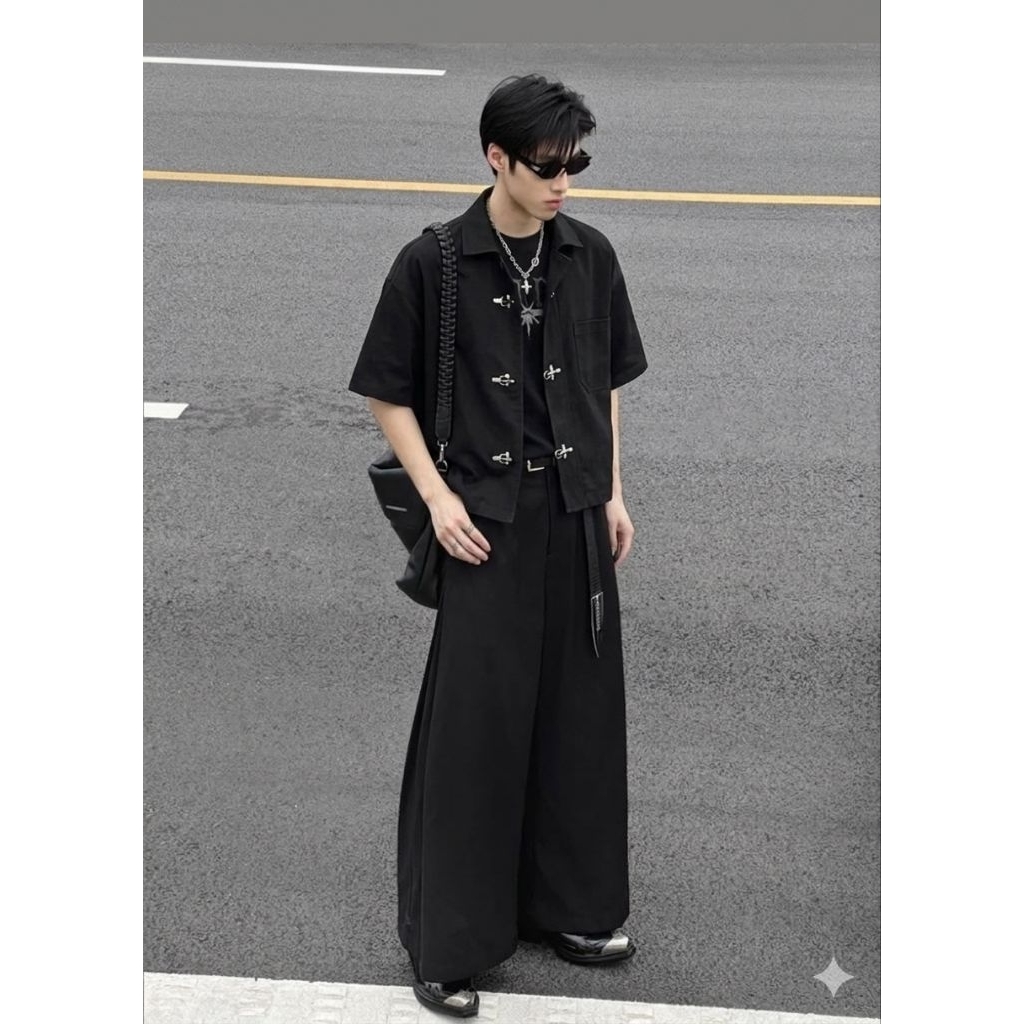 Fireman Claps Work Shirt Preach Black/ Shirt Boxi