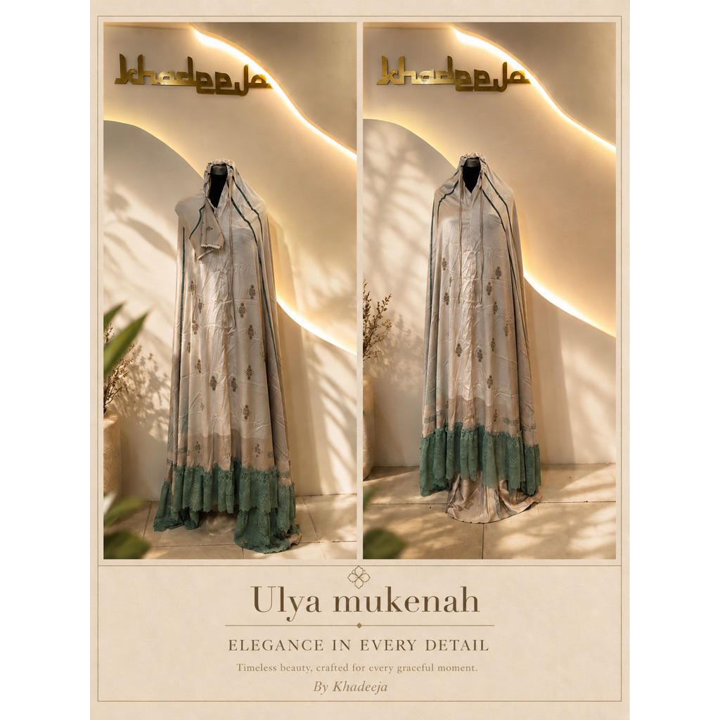 ULYA MUKENAH TERBARU/DRESS SET PRINTING/By Ulya.hijab