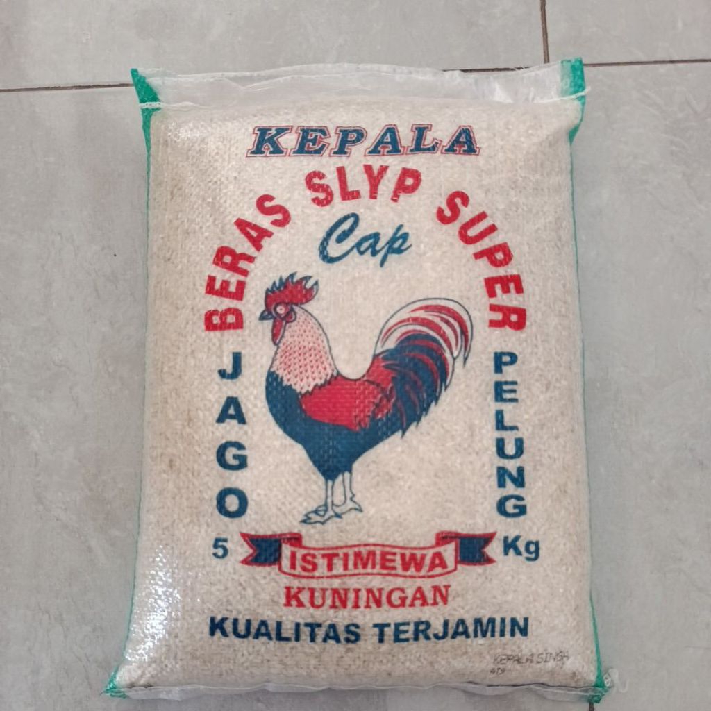 BERAS SLYP SUPER CAP AYAM JAGO PELUNG 5KG