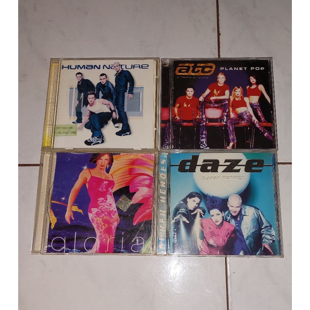 cd & vcd HUMAN NATURE (4) / ATC-Planet Pop (2) / GLORIA ESTEFAN-Que Siga La Tradicion / DAZE-Super H