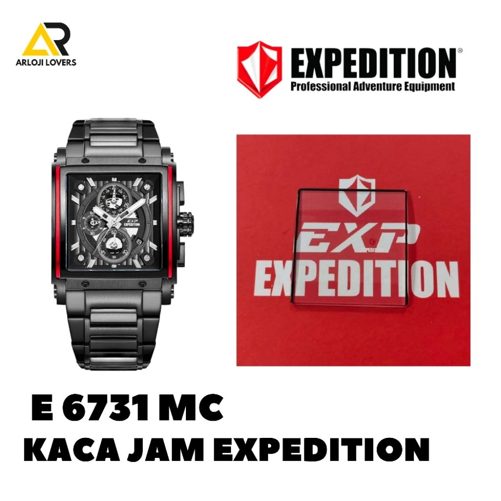 Kaca Jam Tangan Expedition Type E6731MC Original
