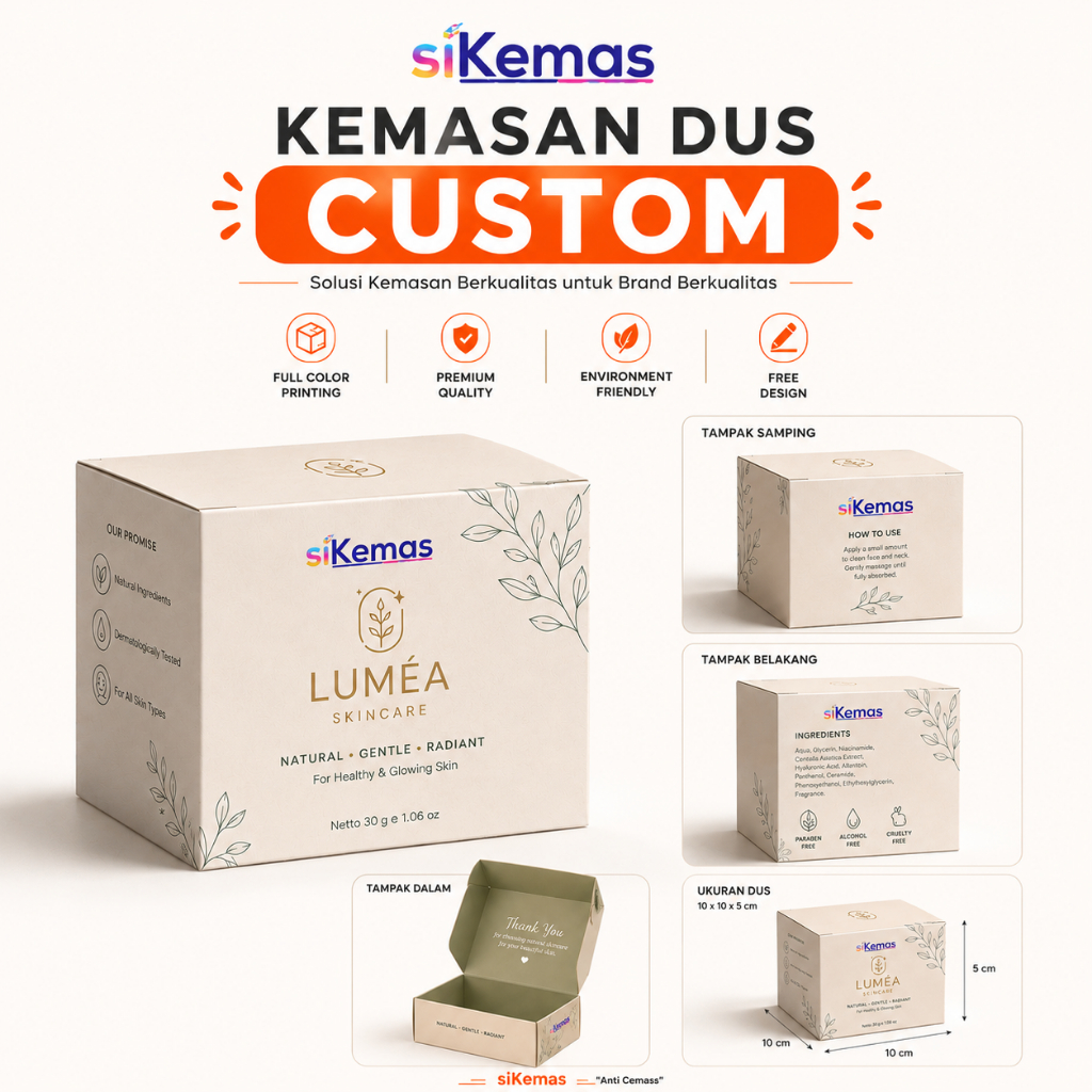 Cetak kemasan box | kemasan Dus | Custom full printing