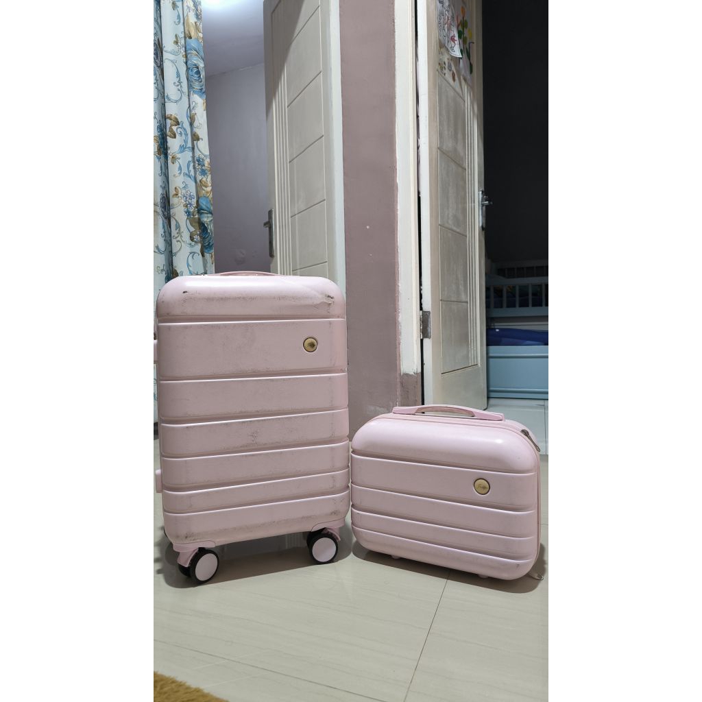 Koper Joshee Pink set Besar & Kecil