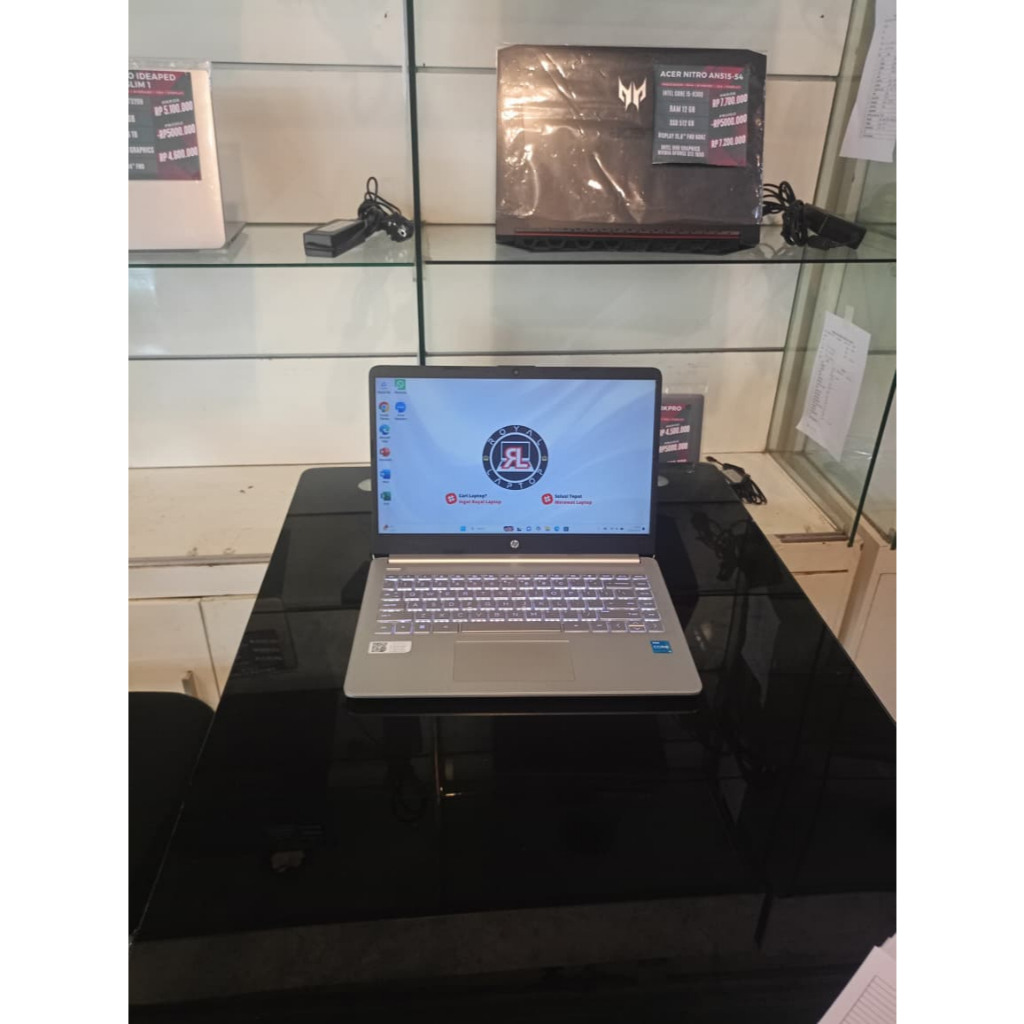 LAPTOP SECOND HP 14S-DQ5115TU INTEL CORE I3-1215U RAM 8 GB SSD 512 GB INTEL UHD GRAPHICS DISPLAY 14"