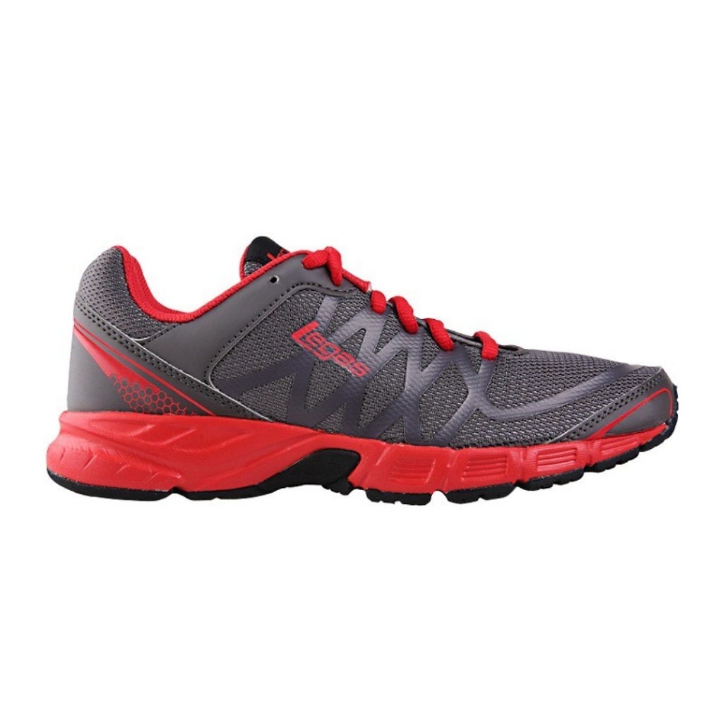 Sepatu League Legas Evo LA M Gray Running Shoes Pria Wanita Original