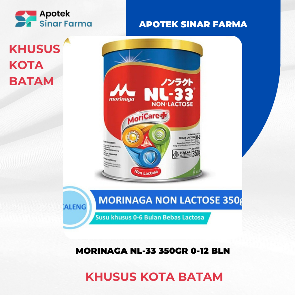MORINAGA NL (NON LACTOSE) 33 0-12BLN 350GR