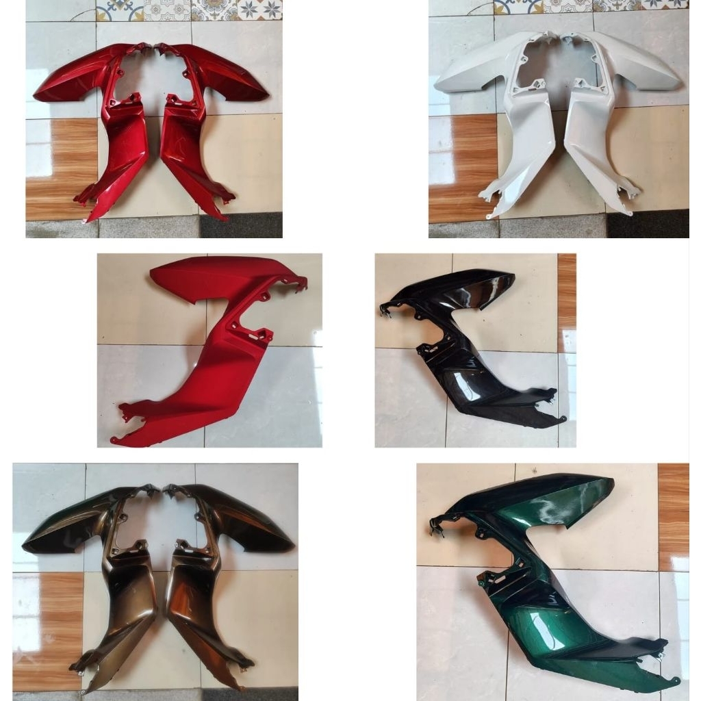 Cover Body Sayap Depan Set Kanan Kiri Merah HONDA PCX 160 NEW 2025 original K1Y