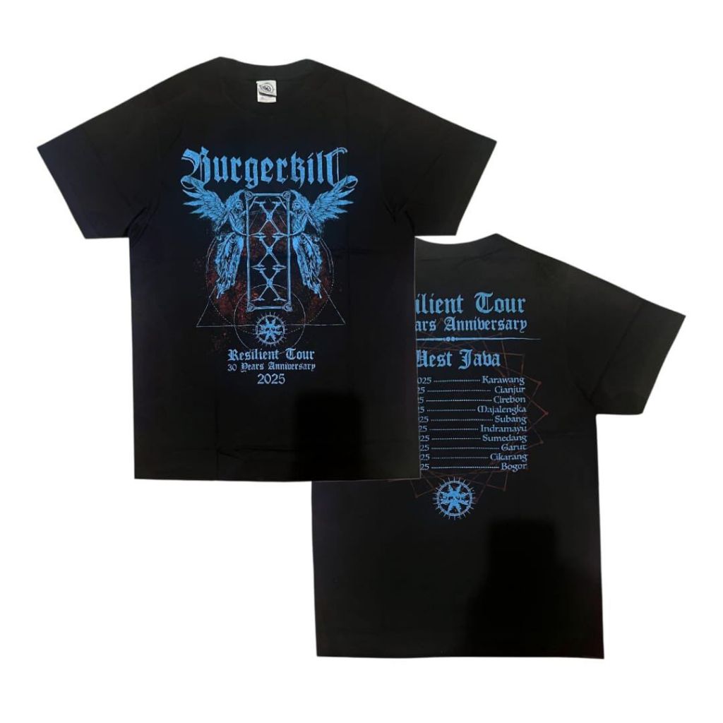 Burgerkill Resilient Tour West Java 2025 T-Shirt