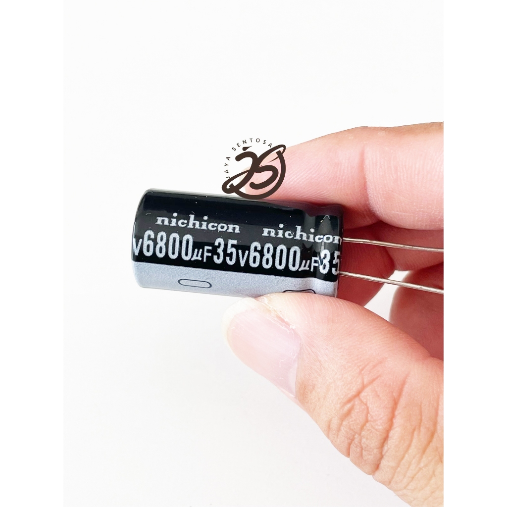ELCO 6800UF 35V (1 BUAH) KAPASITOR CAPACITOR ELCO KAPASITOR ELKO KAPASITOR 6800 UF 35 V UPS