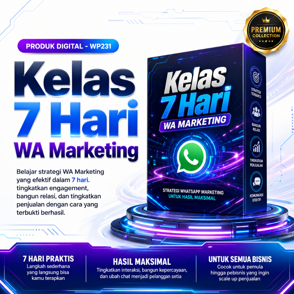 WP231 - Kelas 7 Hari WA Marketing