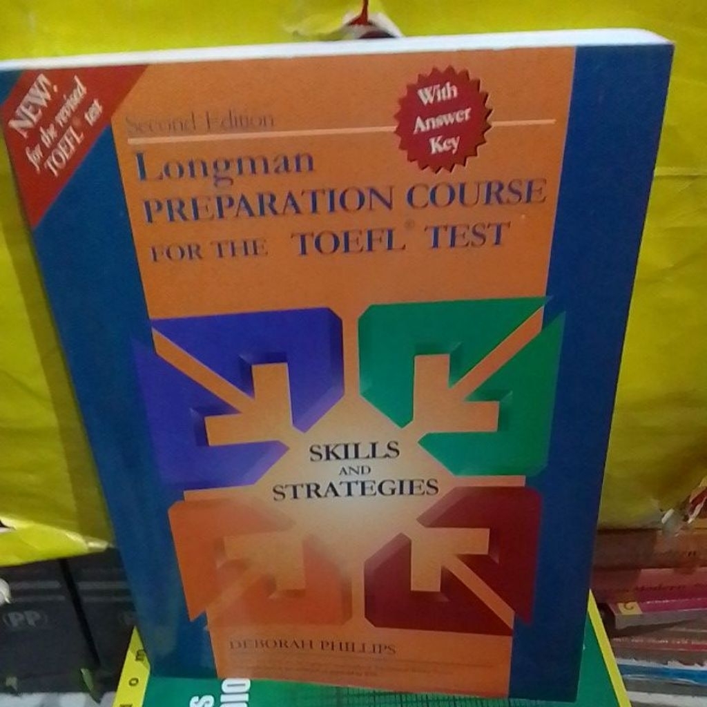 buku original - buku Longman preparation course for the TOEFL TEST ( NEW for the Revised  )