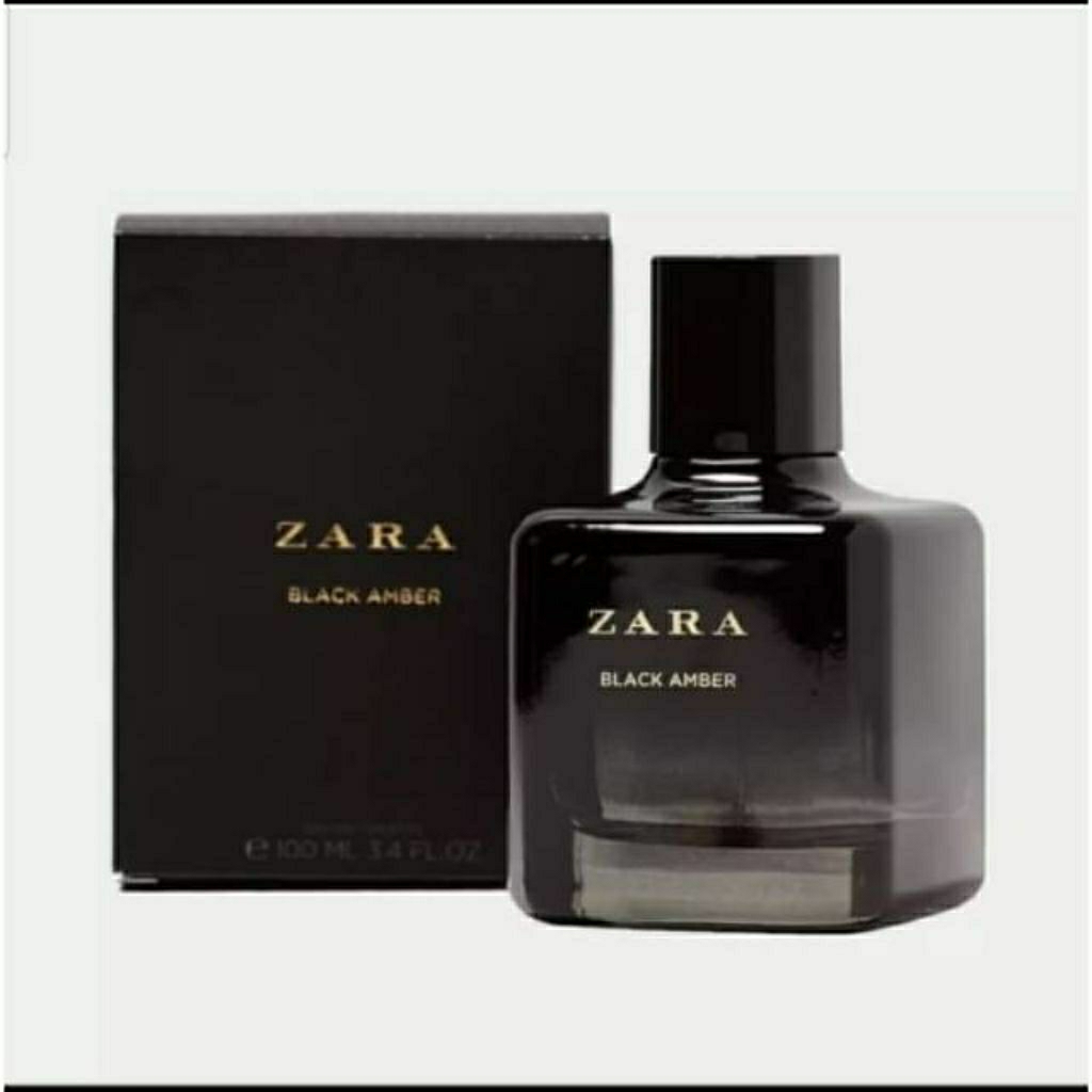 Parfum original eropa Zara Black Amber 100ml parfum wanita