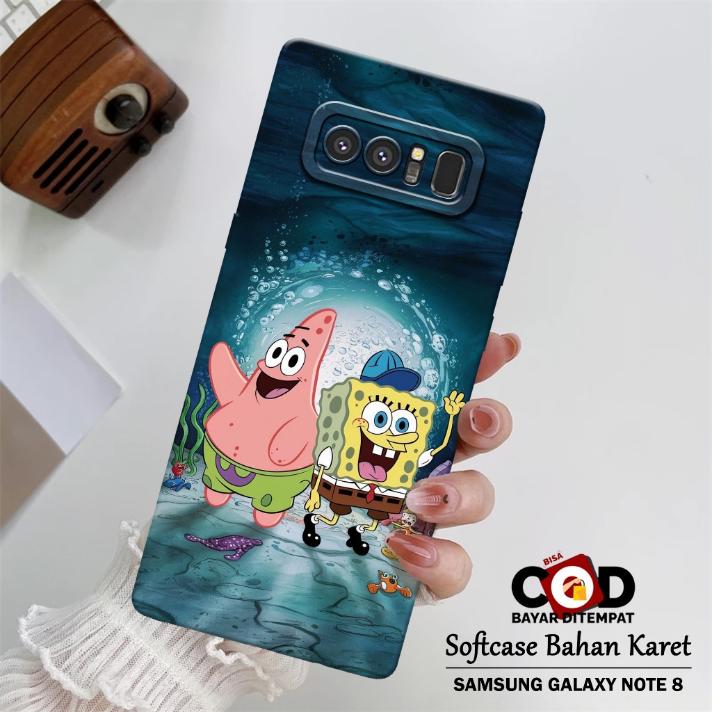 Case Hp Samsung Galaxy Note 8 Terbaru - Gambar Kartun Lucu - Casing Samsung Galaxy Note 8 Terbaru - 