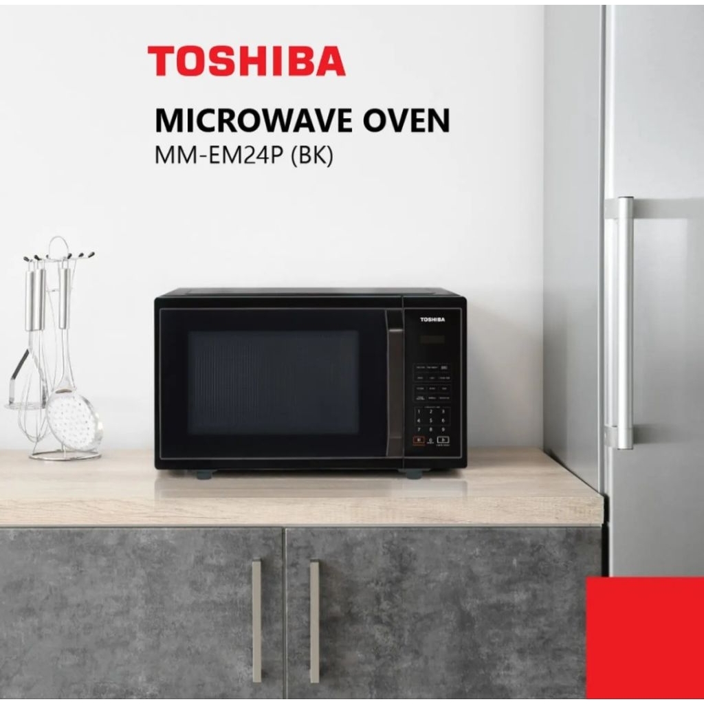 MICROWAVE OVEN TOSHIBA MM-EM24P 24LITER MICROWAVE TOSHIBA 24L