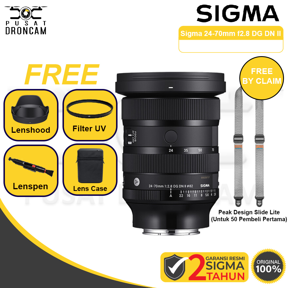 Sigma 24-70mm f2.8 DG DN II Art for Sony E FullFrame Sigma 24-70 mm f/2.8