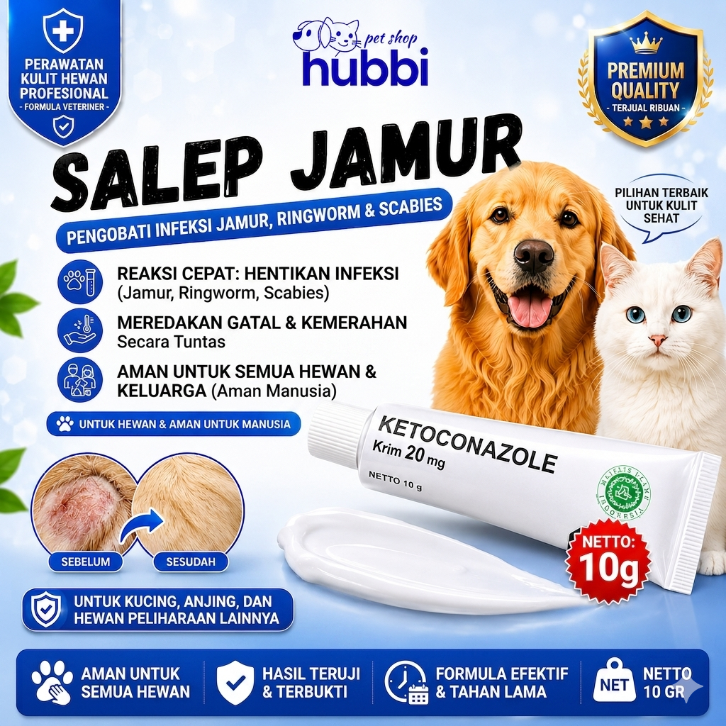 Obat Salep Jamur Kucing Ampuh Salep Luka Jamur Scabies Kucing Ketoconazole