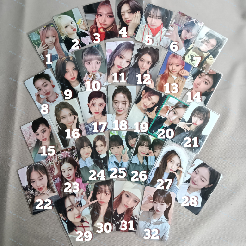 Official Photocard Ive PC murah Wonyoung Rei Yujin Leeseo Liz Gaeul part 2