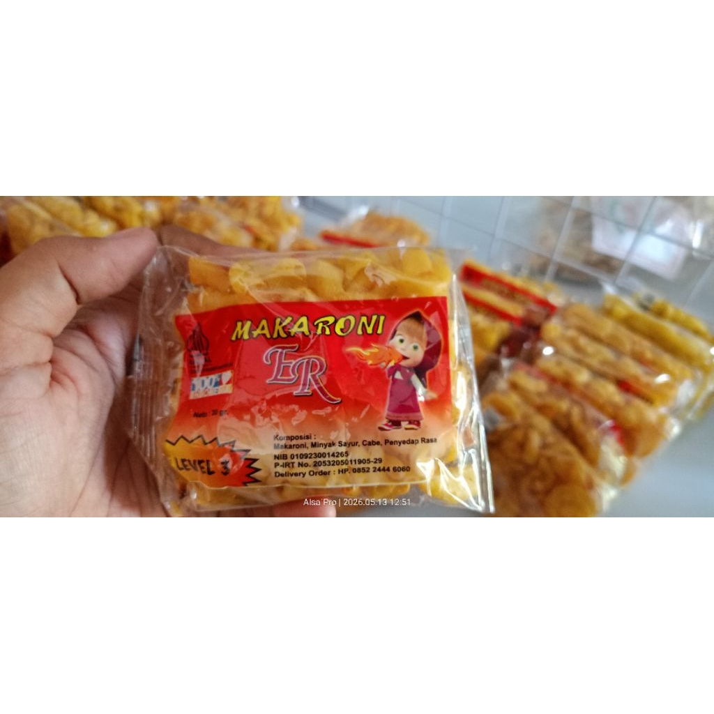 Makaroni ER/ Makaroni Pedes nampol level 0 - 5