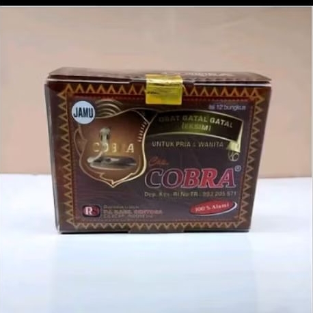 Jamu Serbuk Gatal-Gatal Eksim Cobra - 10 Sachet, Bantu Redakan Gatal, Eksim, dan Alergi
