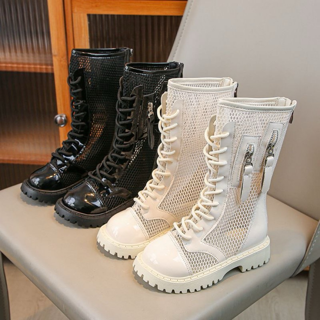 [JEWELS KIDS] TAWNY BOOTS / SEPATU BOOTS PANJANG ANAK TANGGUNG IMPORT / SEPATU BOOTS DANCE ANAK KORE