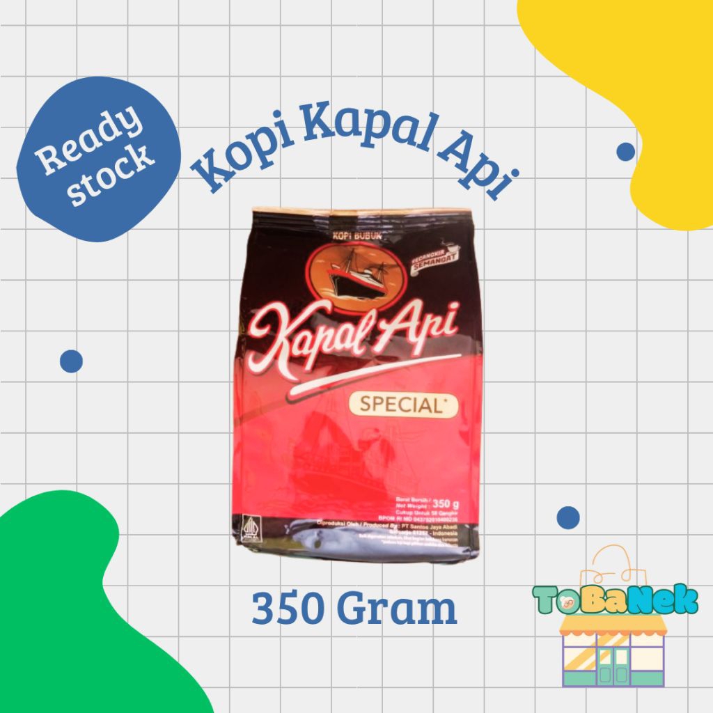 Kopi Kapal Api Special 350 Gram Merah | Kopi Kapal Api Bubuk 350gram