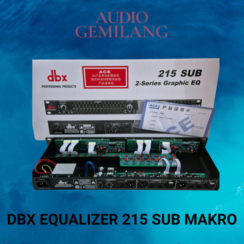 EQUALIZER DBX 215 SUB KOMPONEN IC FULL MAKRO