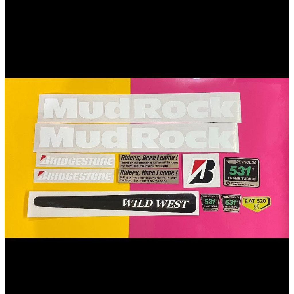 stiker sepeda bridgestone Mudrock