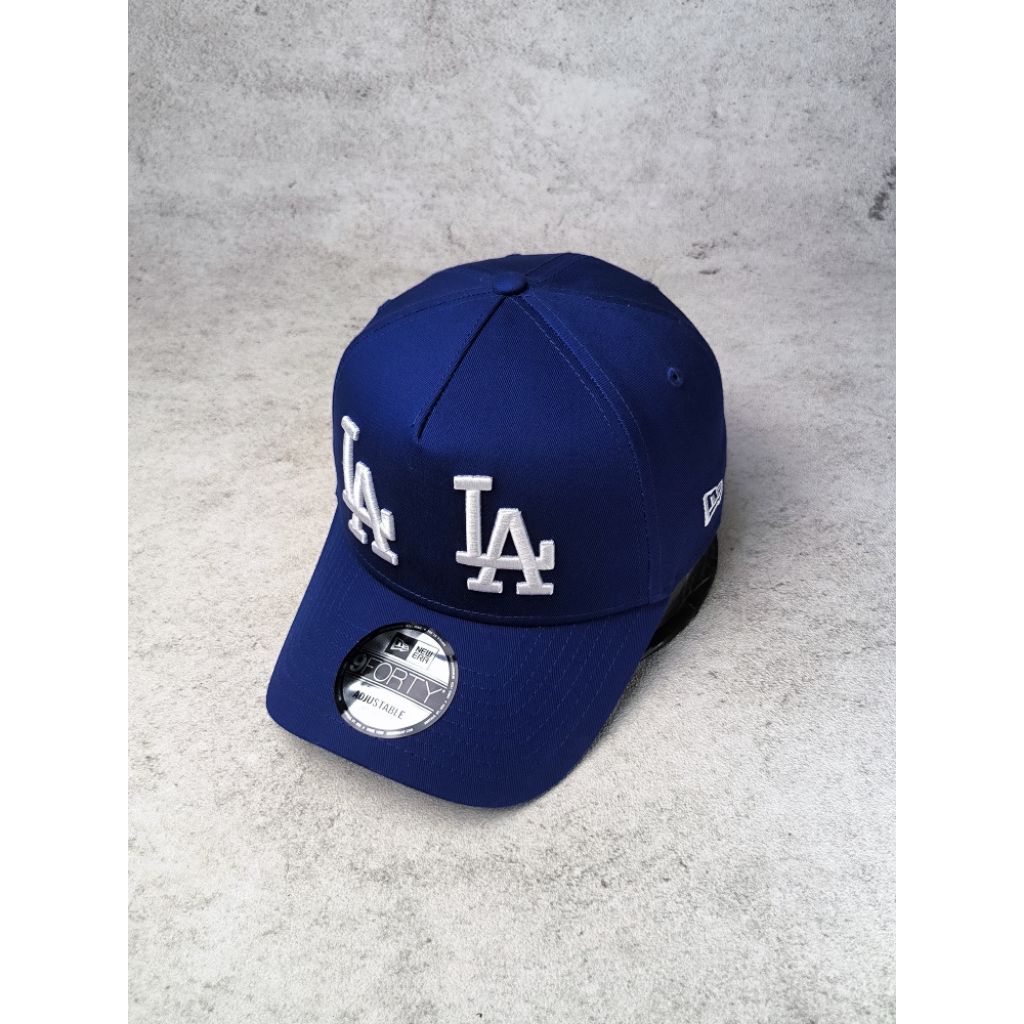 Topi Caps Snapback New Era 9Forty A - frame MLB x Los Angeles Dodgers Double Logo