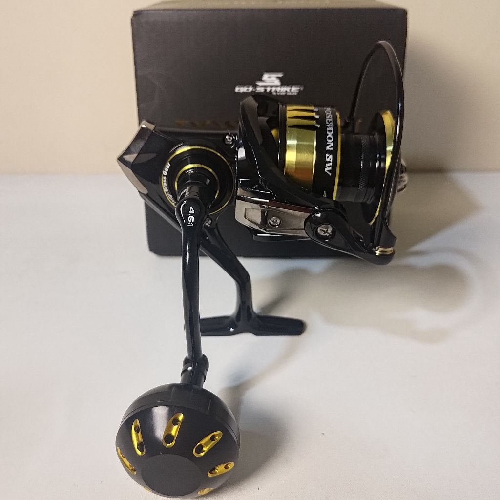Reel pancing Versus Poseidon 4000 PG , Reel pancing spinning ukuran 4000 Saltwater resistance , Alat