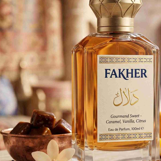 Fakher Parfum - Dalal | Parfum Arab Wanita Sweet Gourmand Caramel Vanilla & Citrus