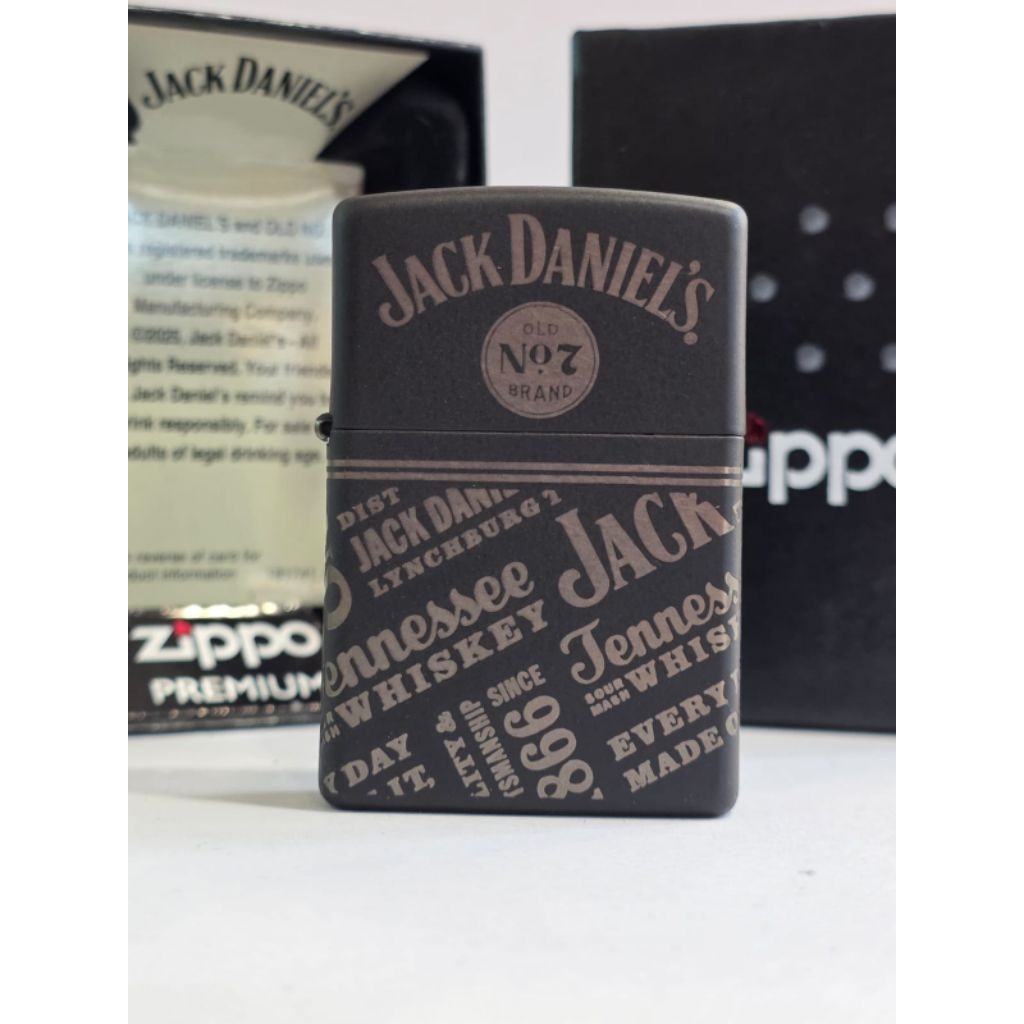 Original Zippo Jack Daniels 4 sisi 46279