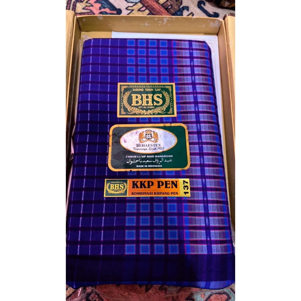 Sarung BHS KKP GOLD SUTRA SPUNSILK 140 ORIGINAL
