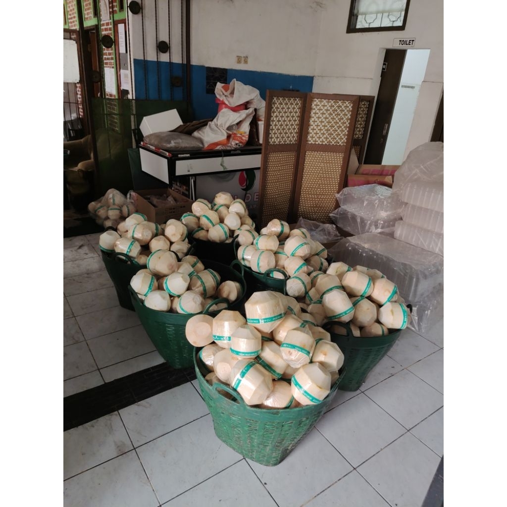 Kelapa Muda Kupas kupas Diamond Ala Thailand Untuk Restoran, Padel dan Cafe - Ratu Degan