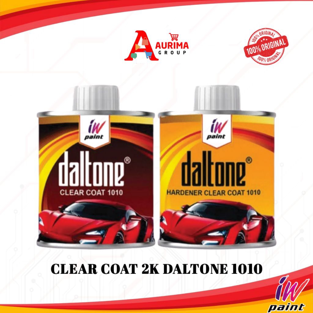 CLEAR COAT PU 2K 1010 DALTONE 500ML - CAT PERNIS CAT FINISHING SERBAGUNA MUDAH DIGUNAKAN CEPAT KERIN