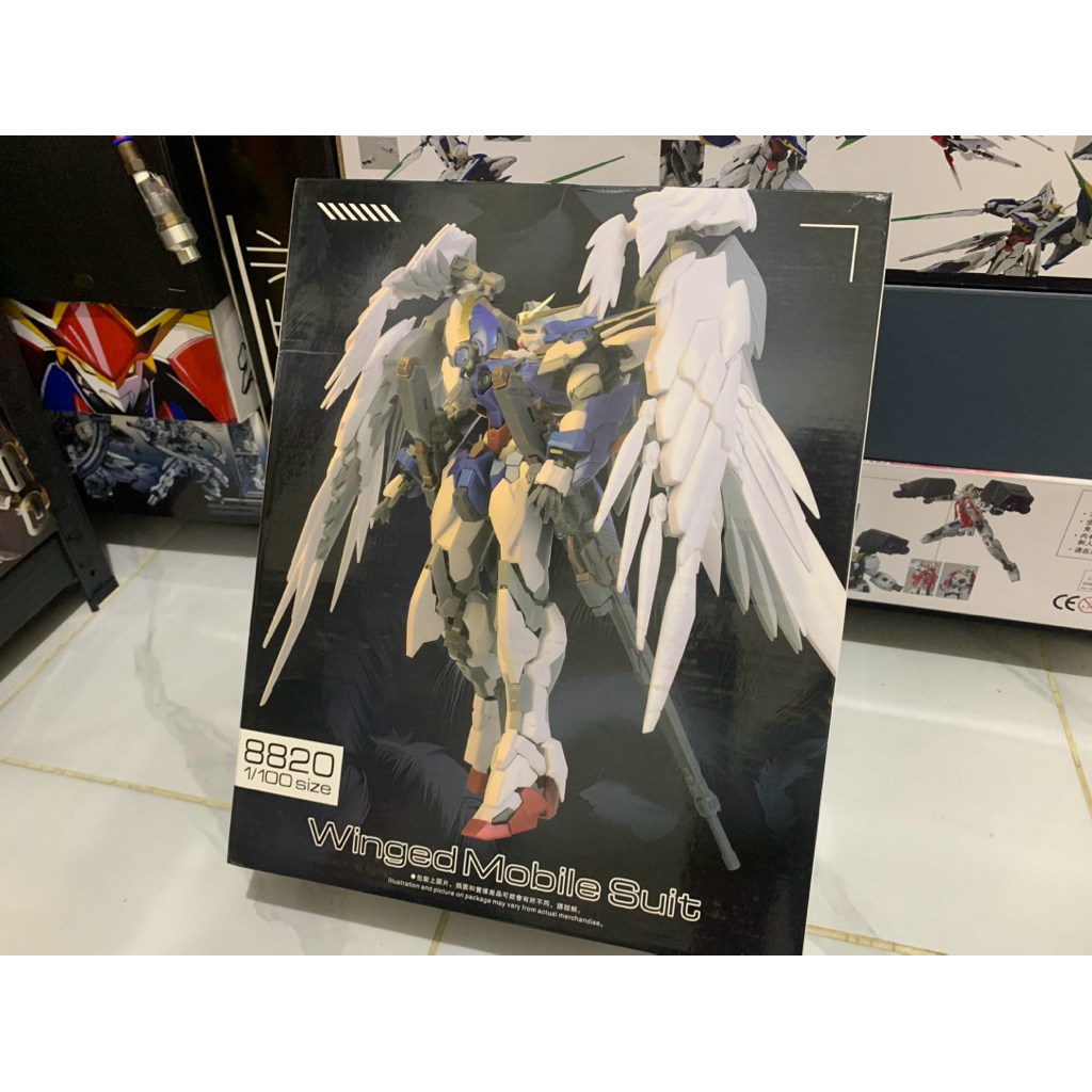 MG 1/100 DABAN 8820 Wing Zero EW HIRM -NEW MIB