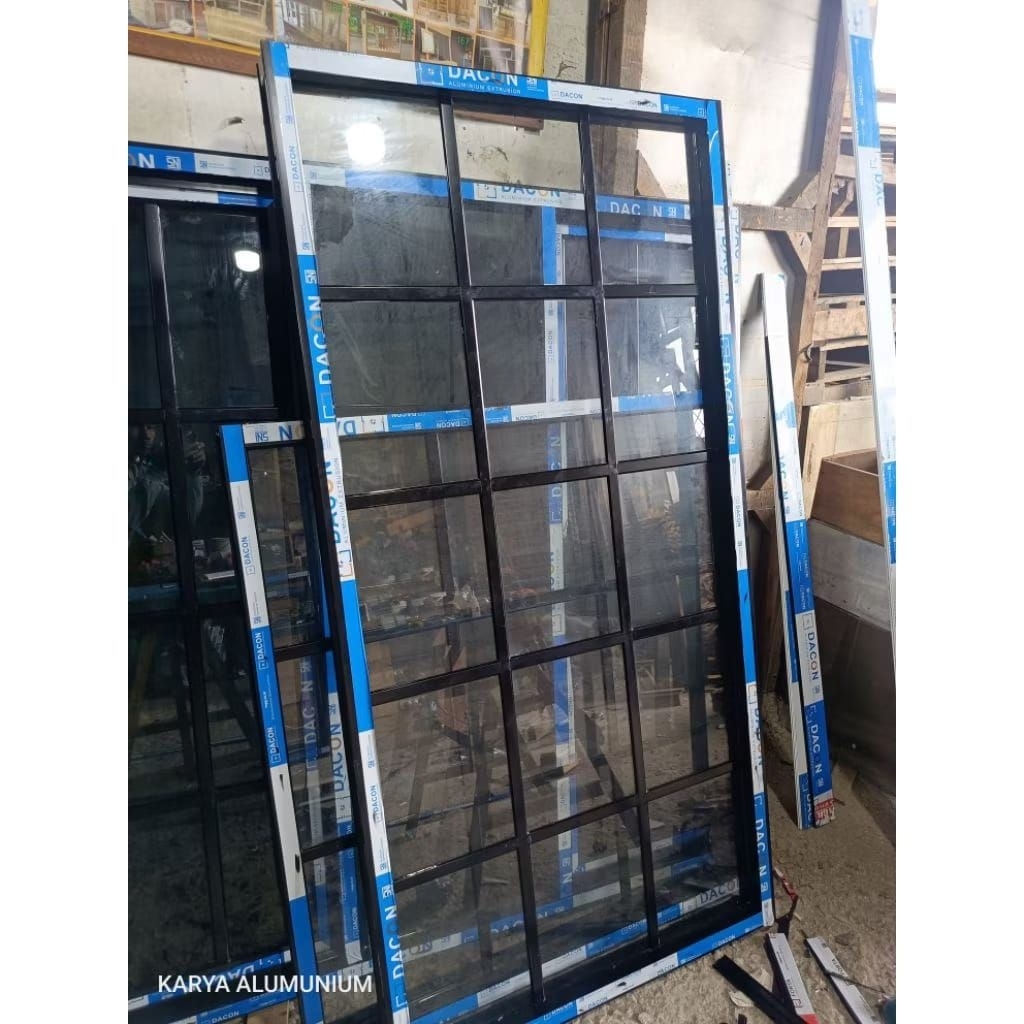 JENDELA KACA MATI SUDAH TERMASUK FREE PACKING KAYU